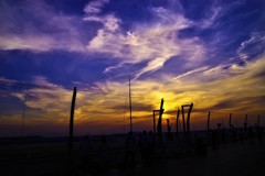 Dramatic　Sunset，゜．：。＋゜