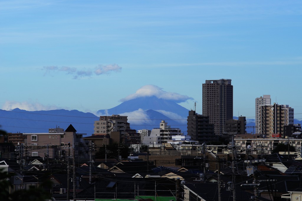 たった今～台風一過の富士山～