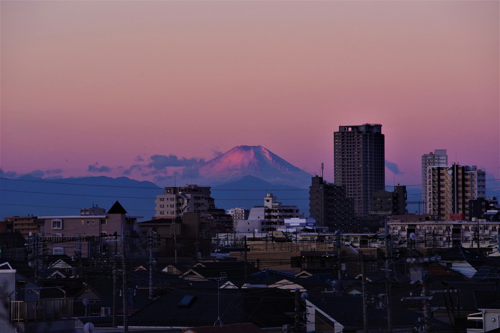 雲海に浮かぶ富士