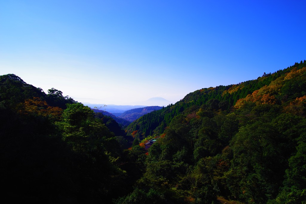 霧島紅葉と桜島♬*.+゜