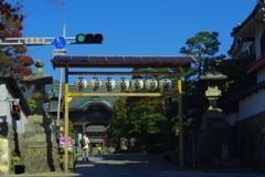 碧空と初めての善光寺