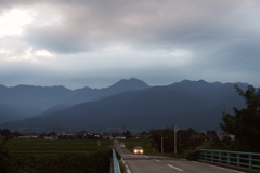 おひさまロード・秋の夕暮れ