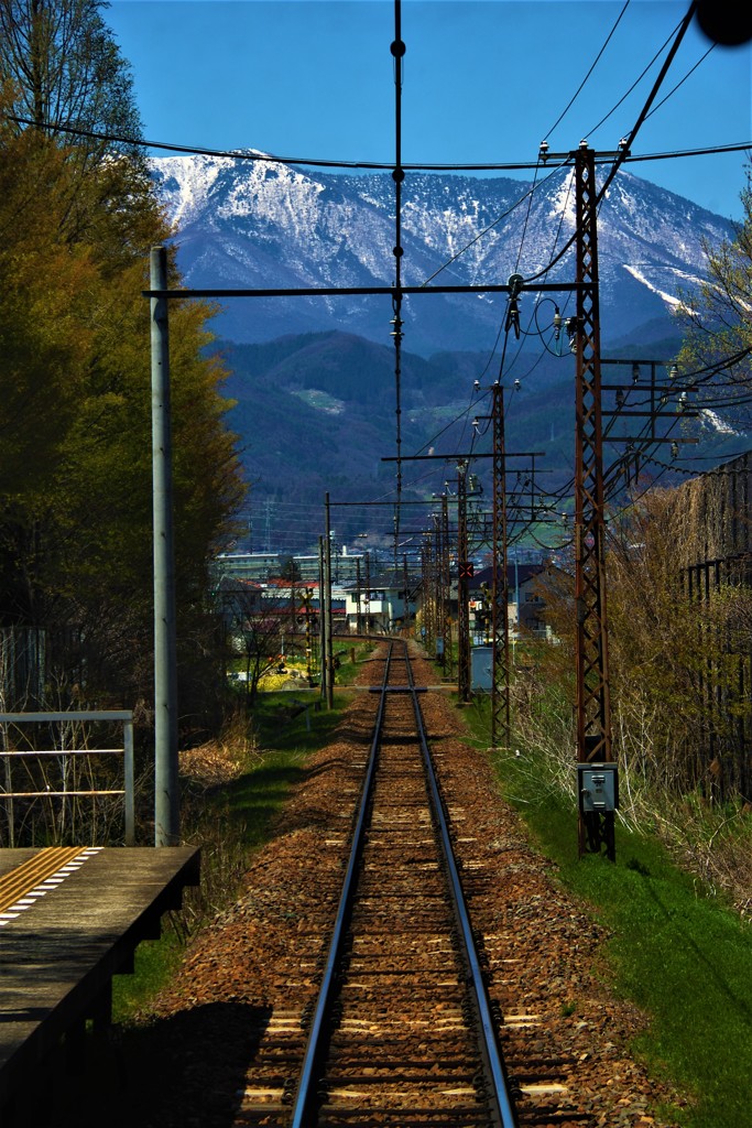 線路は続くよどこまでも～♬