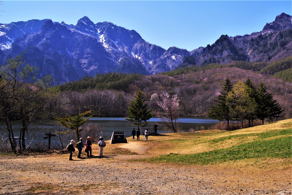 春の戸隠山