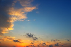 東シナ海上空