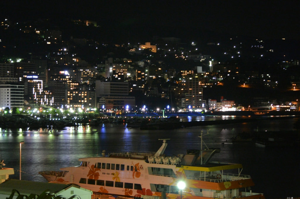 熱海の夜景