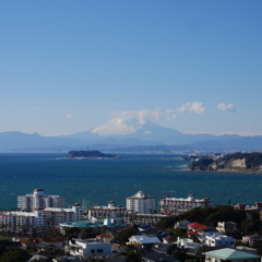相模湾越しの富士