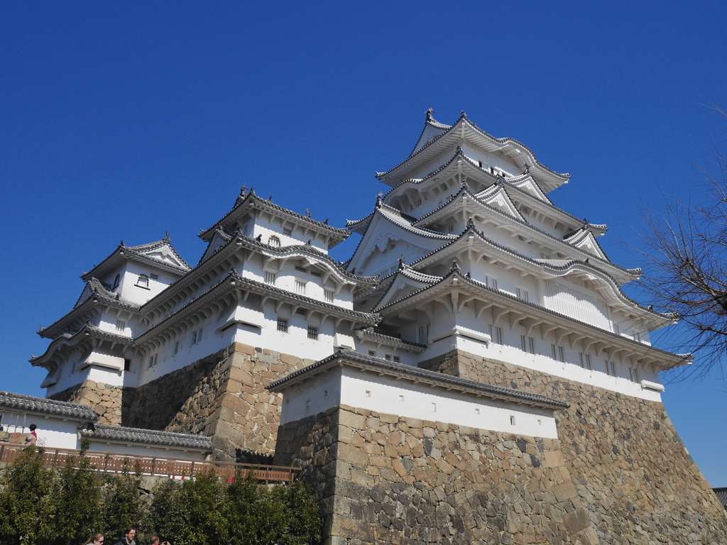 青空に映える白鷺城