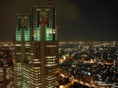 都庁と東京夜景