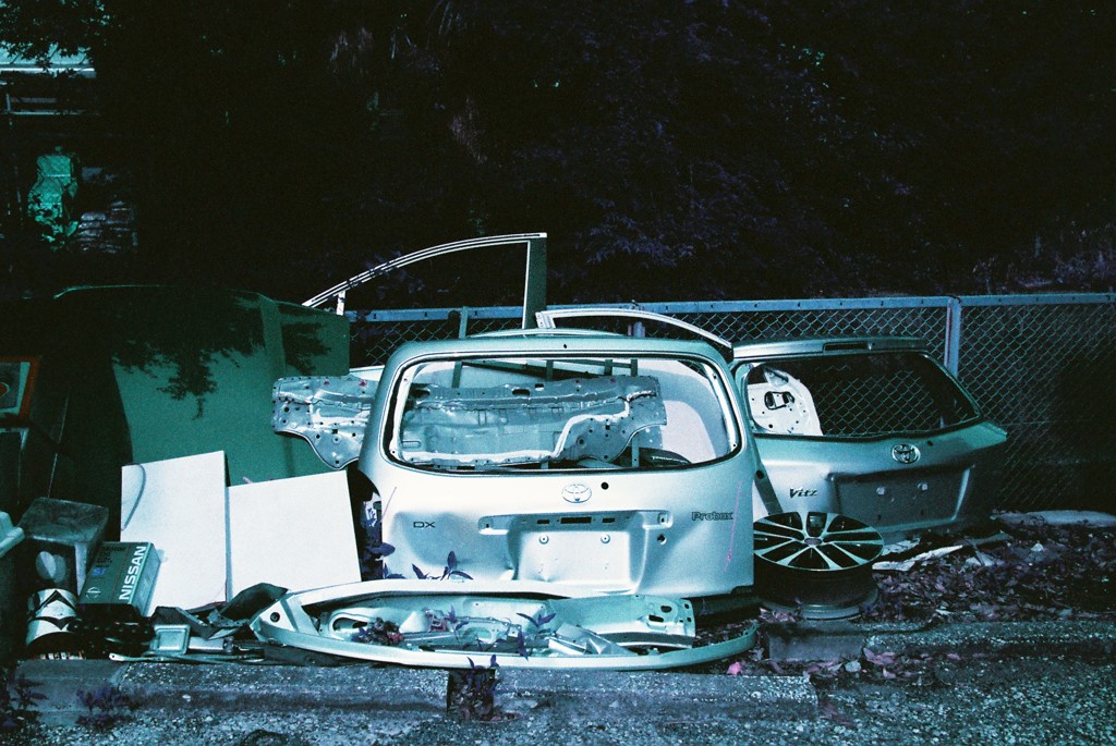 多摩川snap Lomography Lomochrome Purple XR