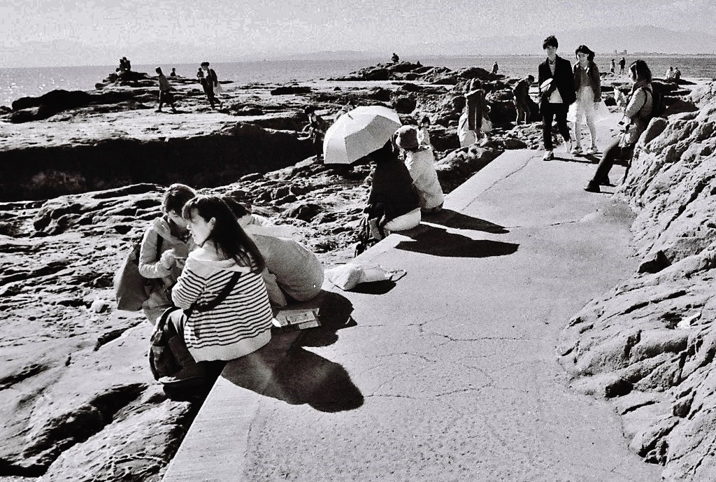 江ノ島 稚児ヶ淵　遊歩道