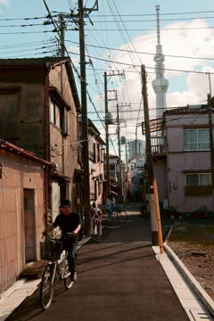 retro town