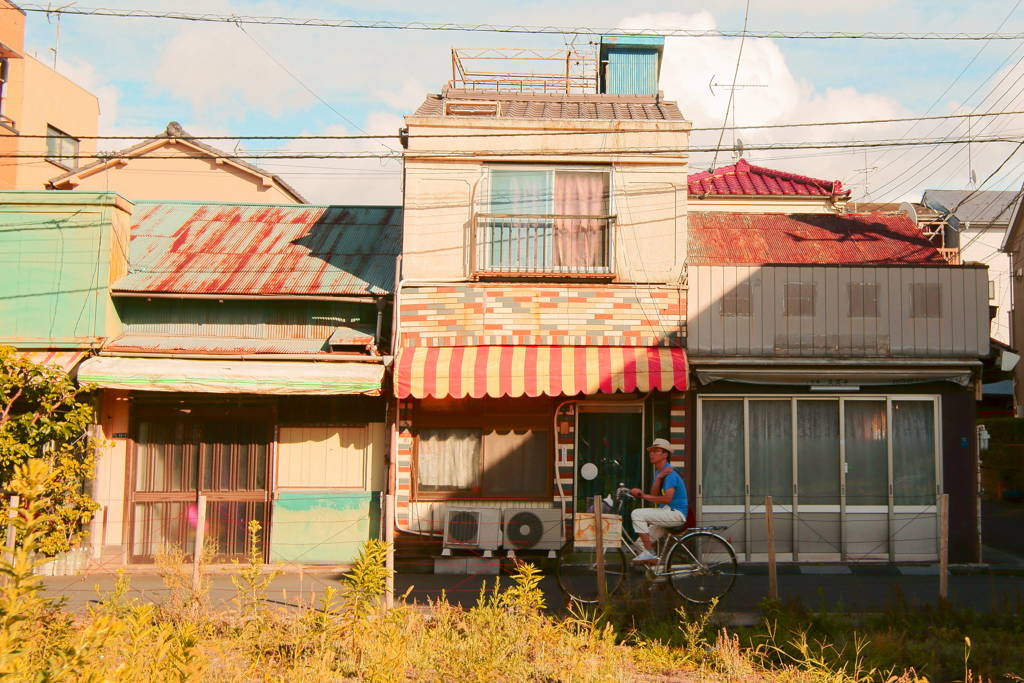 retro town