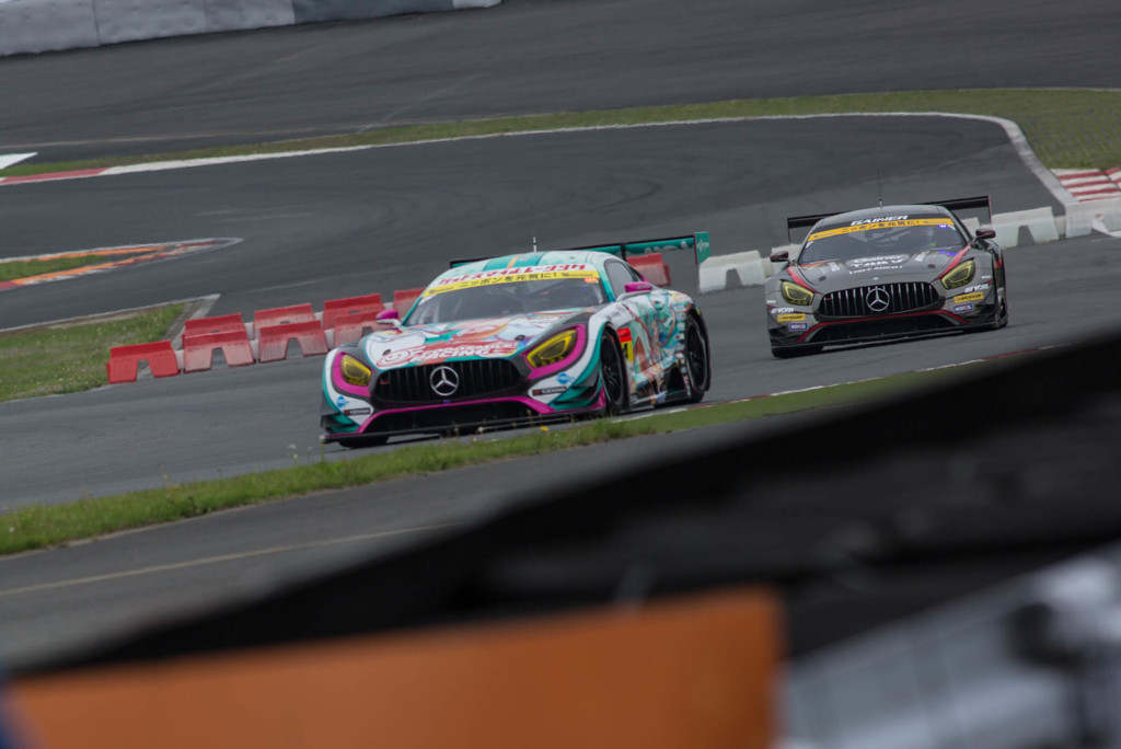 Two Mercedes.