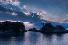 天使の梯子　～堂ヶ島～