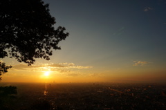 石切からの夕焼け