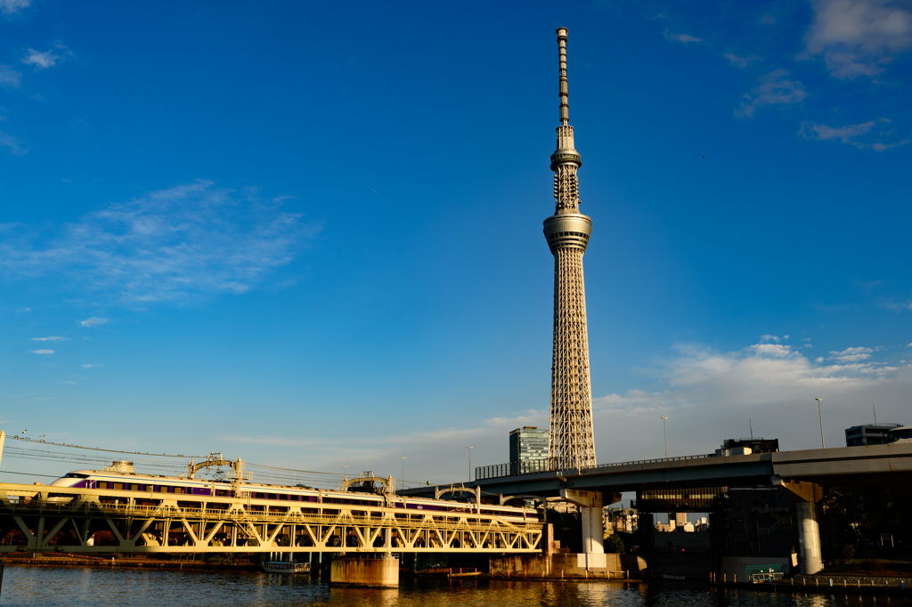 スペーシアとスカイツリー