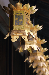 下賀茂神社_吊り灯篭