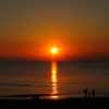 江ノ島の夕日