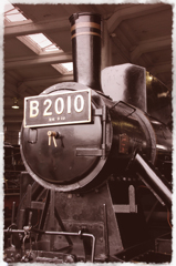 B20形蒸気機関車_セピア調加工