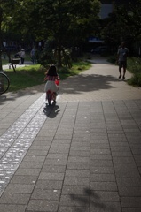 自転車の練習