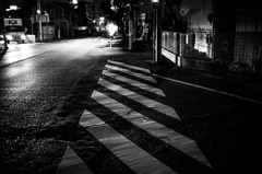 Crosswalk at night