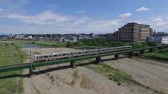 八高線　浅川橋梁空撮