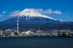田子の浦～　富士の高嶺に
