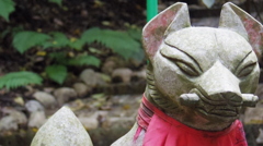佐助稲荷神社の狐像