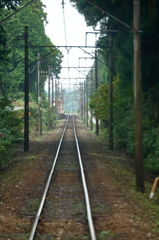 真っ直ぐな線路