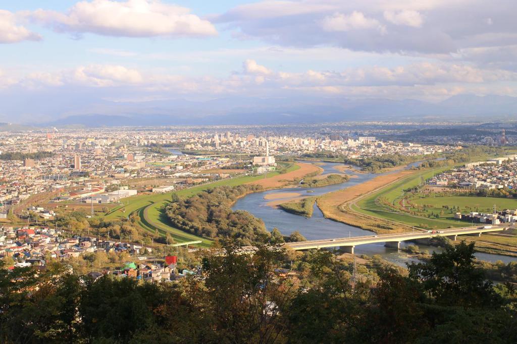 旭川の街並み