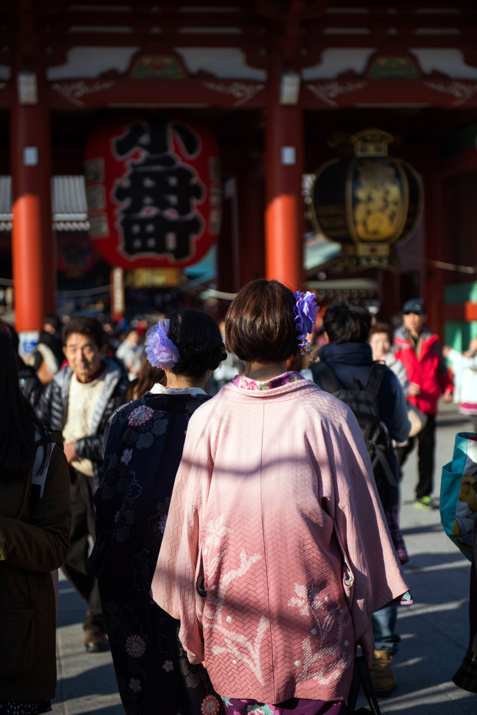 浅草寺の後ろ姿