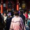 浅草寺の後ろ姿