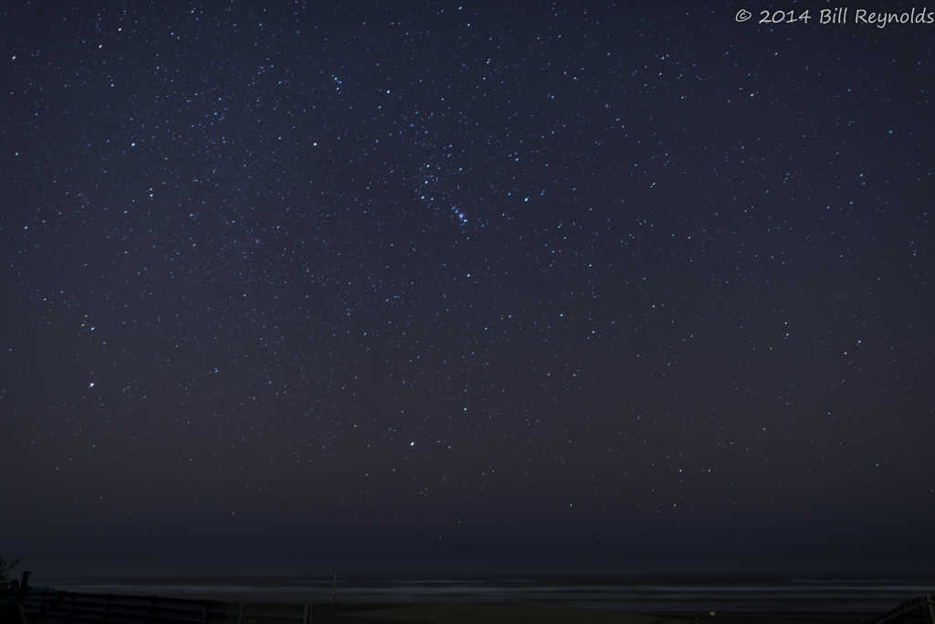 Orion over the horizon