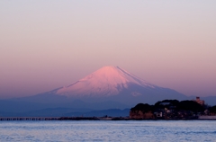 真冬の紅富士