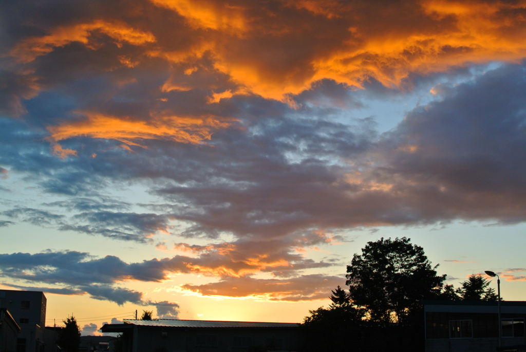 夕暮れ