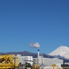 晴天と富士