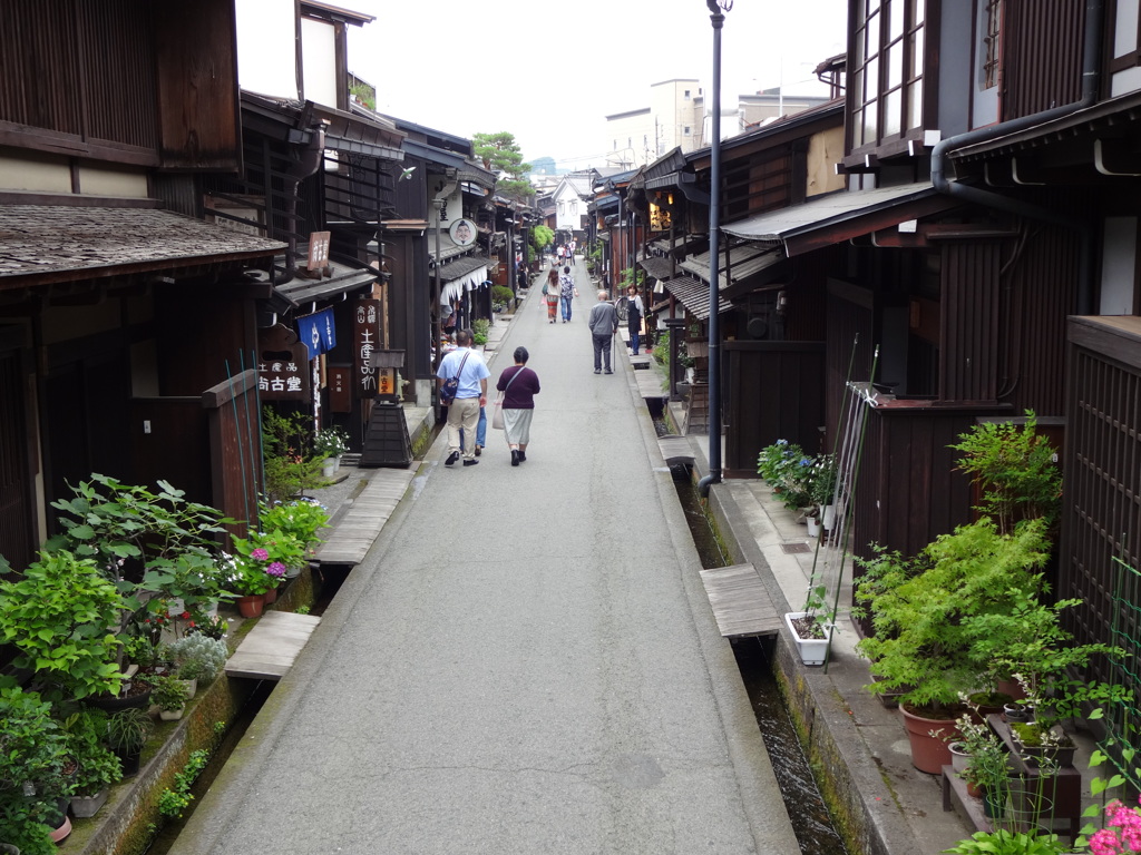 高山の古い町並み