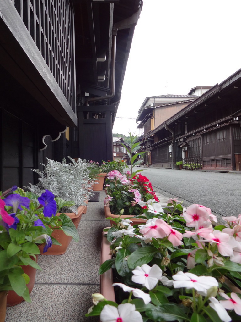 高山の古い町並み