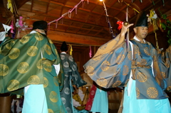 津野山古式神楽～白皇神社　宮入り