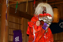 津野山古式神楽～白皇神社　猿田彦①