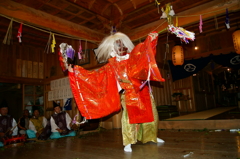 津野山古式神楽～白皇神社　猿田彦②