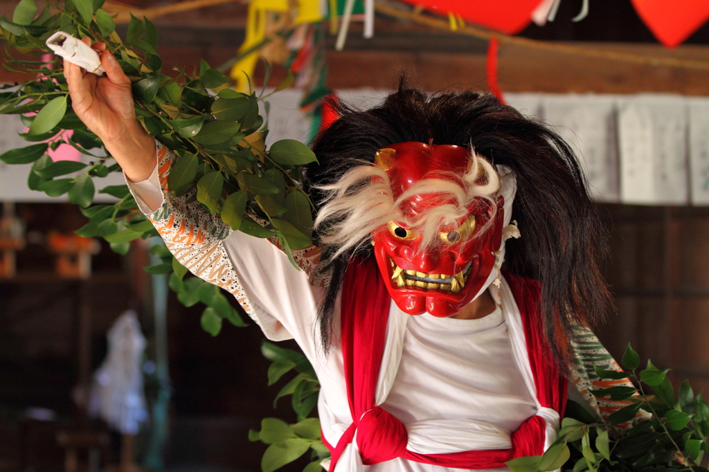 津野山神楽　三嶋五社神社⑥～大蛮