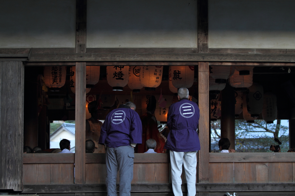 津野山神楽　三嶋五社神社⑩