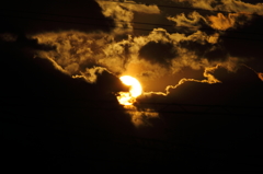 家からの初日の出