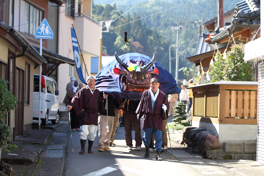 津野山神楽　三嶋五社神社②
