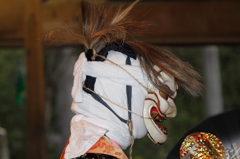津野山古式神楽～諏訪神社　山探し②