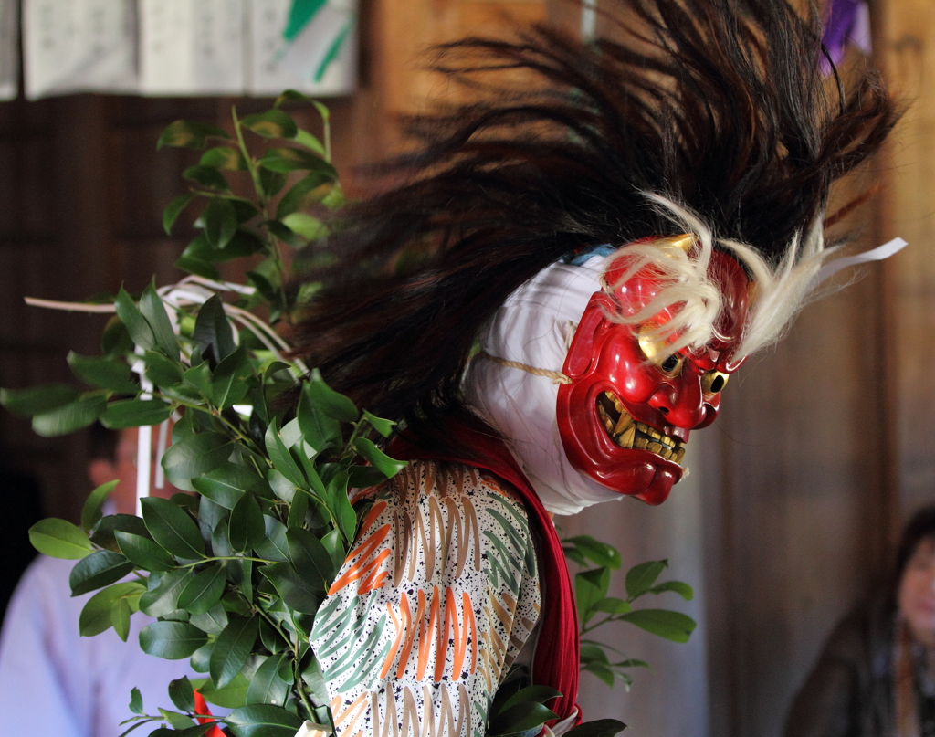 津野山神楽　三嶋五社神社⑦～大蛮