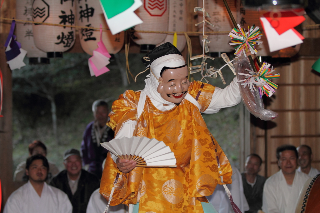津野山神楽　三嶋五社神社⑨～鯛つり