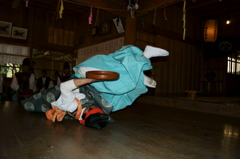 津野山古式神楽～白皇神社　折敷舞